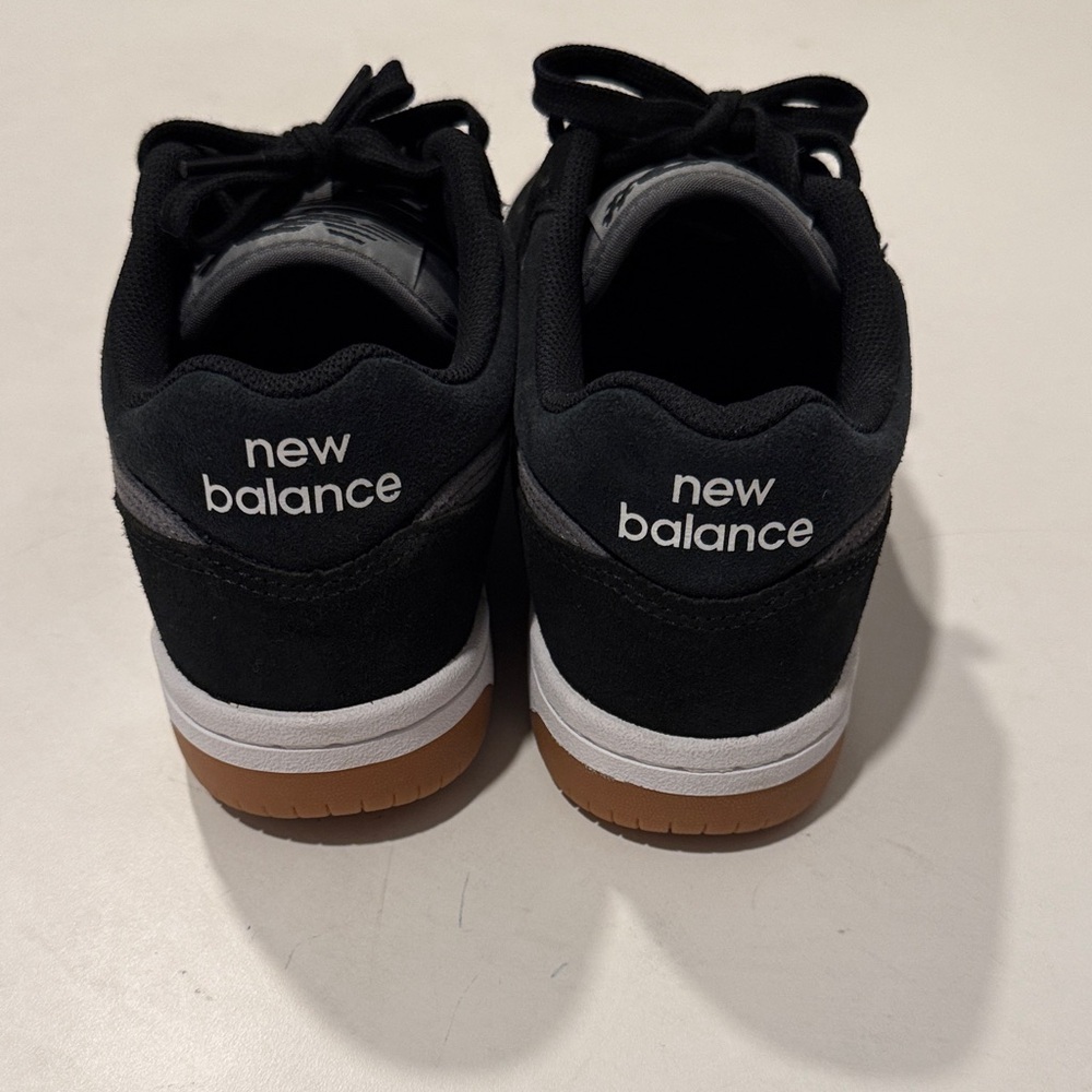 New Balance Men's Numeric 480 Black and Gray Sneakers - Picture 4 of 5